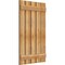 Ekena Millwork Spaced Board-n-Batten Shutters, Rough Sawn Western Red Cedar, 28 7/8W x 47H, PR RBS06S29X047RWR - alternate 4
